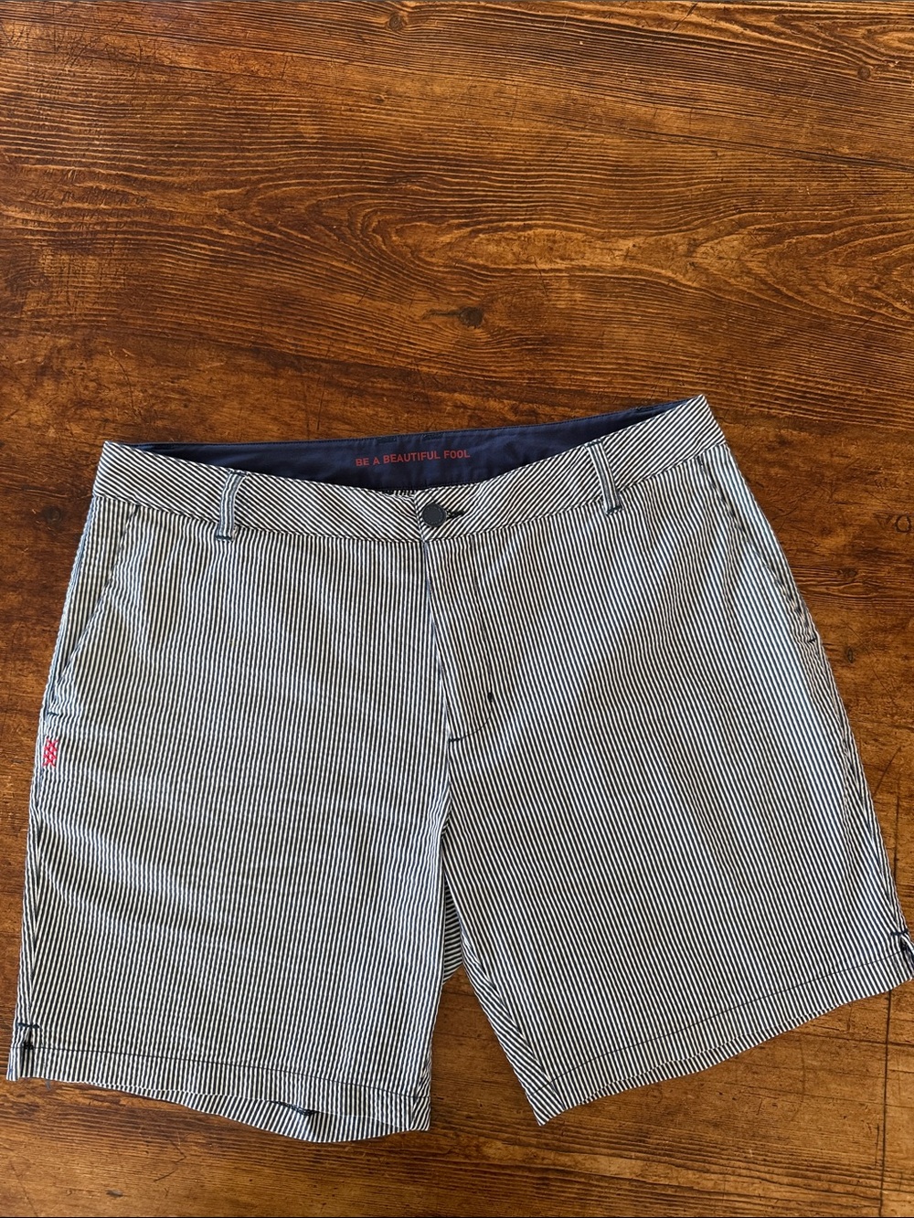 Rhône navy/white Resort Shorts - 34”